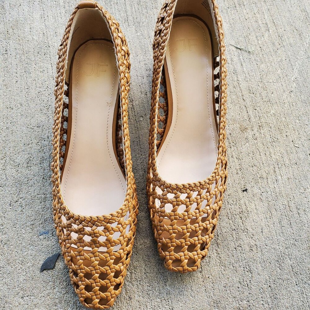 JF Brown Casual Flats Size 7